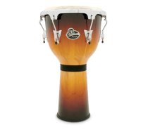 Aspire Accents 12.5" Wood Bowl-Shaped Djembe, Vintage Sunburst