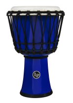 World 7″ Rope Circle Djembe, Blue