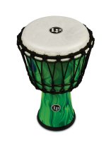 World 7" Rope Circle Djembe, Green Marble