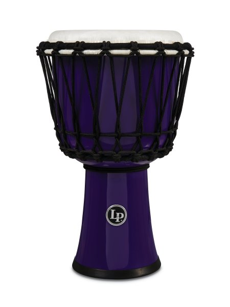 World 7" Rope Circle Djembe, Purple