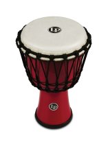 World 7" Rope Circle Djembe, Red