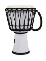 World 7" Rope Circle Djembe, White