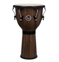 Aspire Accents 12.5" Wood Bowl-Shaped Djembe, Siam Walnut