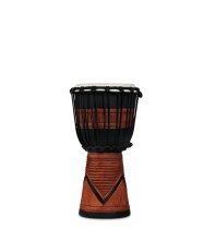 World Beat Wood Art Small Djembe, Black