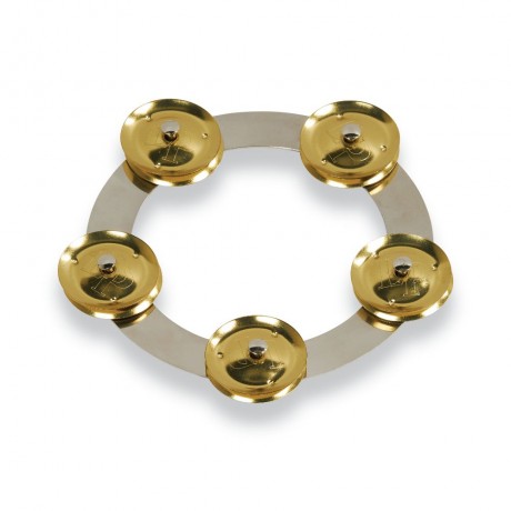 6-inch Tambo-ring - Stainless Steel With Brass Jingles