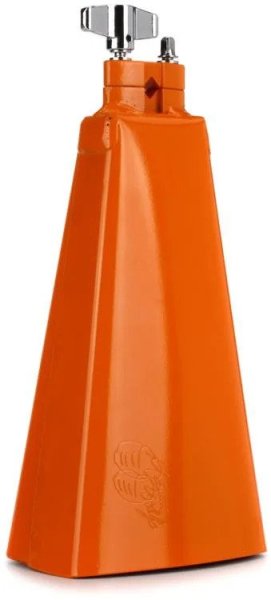 8" Gio Cowbell with Vise Mount, Orange