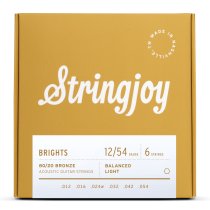 Light Gauge (12-54) 80/20 Bronze Acoustic Guitar Strings