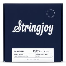 Light Gauge (45-105) 4 String Short Scale Nickel Wound Bass Guitar Strings