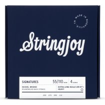 Heavy Gauge (55-110) 4 String Long Scale Nickel Wound Bass Guitar Strings