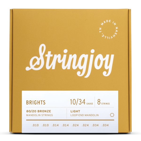 Light Gauge (10-34) 80/20 Bronze Mandolin Strings