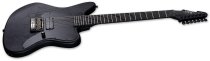 LTD AW-XJ7 Baritone Evertune Electric Guitar, Black Open Grain Satin