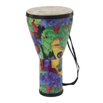 Kids Percussion® Djembe Drum - Fabric Rain Forest, 8″