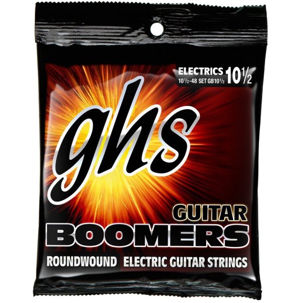 Boomers Roundwound Nickel-Plated Steel Electric Guitar Strings - 10.5-48