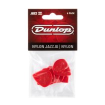 Red Nylon Jazz III Guitar Pick