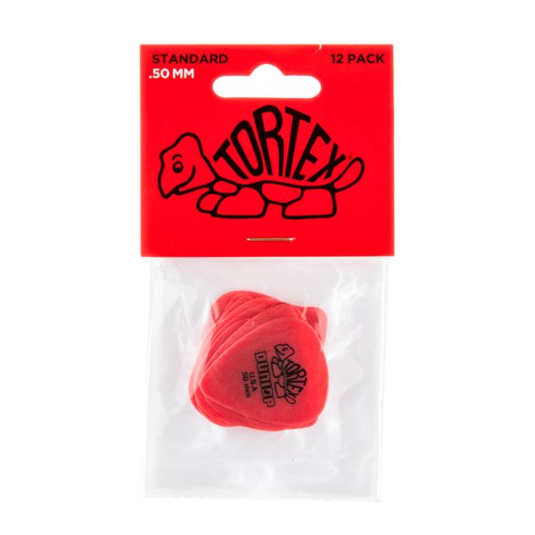 Red 0.50mm Tortex® Standard Guitar Pick (12/bag)