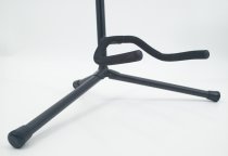 Black Guitar Stand With Rubber Padded Neck Support