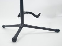 Black Guitar Stand With Rubber Padded Neck Support