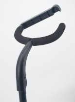 Black Guitar Stand With Rubber Padded Neck Support