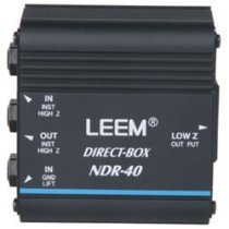 Leem Passive Direct Box with Ground Lift & Monitor Loop