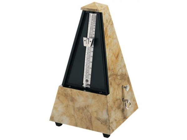 Metronome Pyramid Shape Light Brown