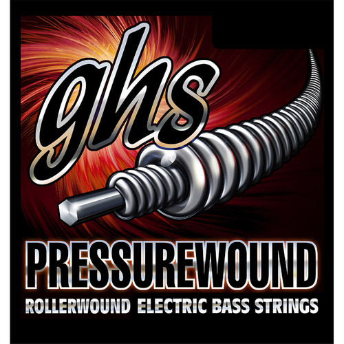 Pressurewound Rollerwound Electric Bass Strings (Single String, Universal Long Scale, .12