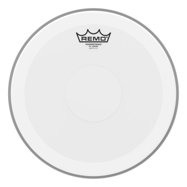 Powerstroke® P4 Coated Drumhead - Top Clear Dot, 12"