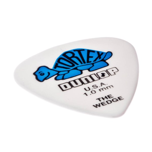 Blue 1.0mm Tortex® Wedge Guitar Pick (72/pack)