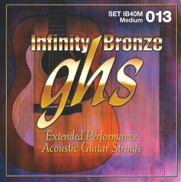 Infinity Bronze Coated 80/20 Copper Zinc Acoustic Guitar Strings - Medium 13-56