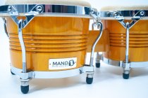 7” & 8” Bongo Set With Traditional Rims, Natural