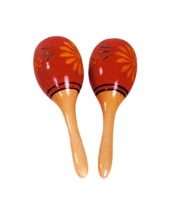 Wooden Maracas (Pair)