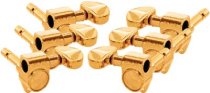 Rotomatic 18:1 Self Locking 6 in Line Machine Heads, Gold