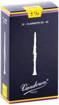 Bb Clarinet Traditional Reeds Strength 1.5; Box of 10