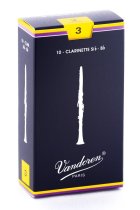 Bb Clarinet Traditional Reeds Strength 3; Box of 10