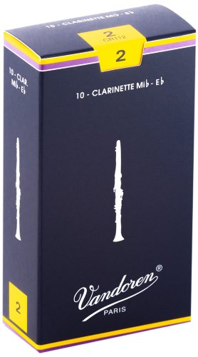 Eb Clarinet Traditional Reeds Strength 2; Box of 10