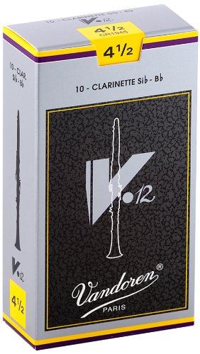 Bb Clarinet V.12 Reeds Strength 4.5; Box of 10