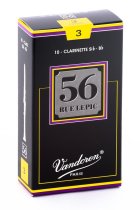 Bb Clarinet 56 Rue Lepic Reeds Strength 3; Box of 10