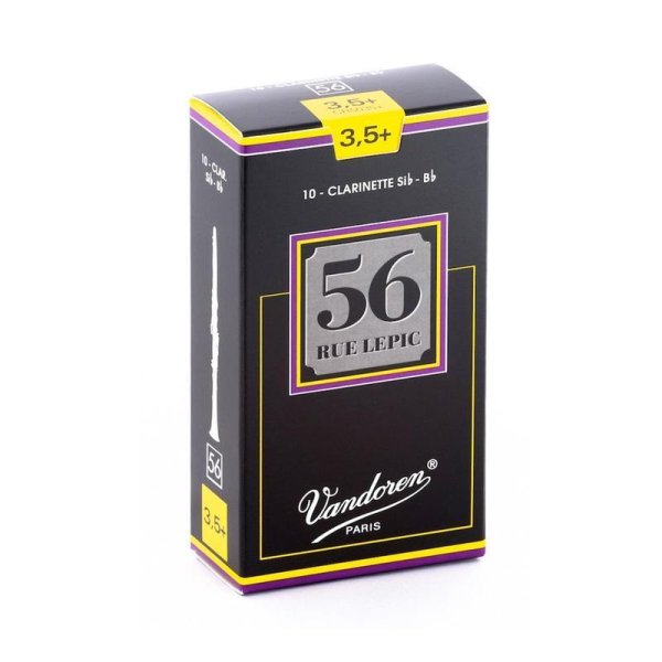 56 Rue Lepic Bb Clarinet Reeds (Strength 3.5+) (Pack of 10)