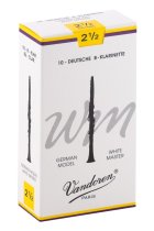 Bb Clarinet White Master Reeds Strength 2.5; Box of 10