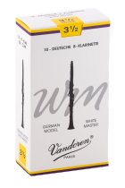 Bb Clarinet White Master Reeds Strength 3.5; Box of 10