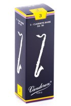 Bass Clarinet Traditional Reeds Strength 3; Box of 5