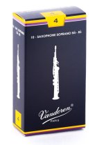 Soprano Sax Traditional Reeds Strength 4; Box of 10