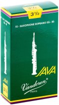 Java Soprano Sax Reeds, 10 CT, 3.5 Strength