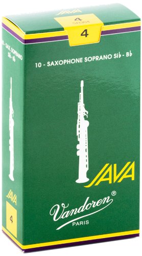 Soprano Sax JAVA Reeds Strength 4; Box of 10