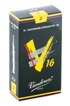 Soprano Sax V16 Reeds Strength 2; Box of 10