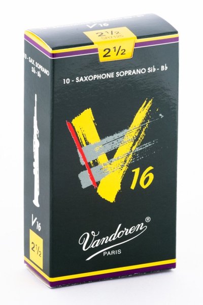 Soprano Sax V16 Reeds Strength 2.5; Box of 10