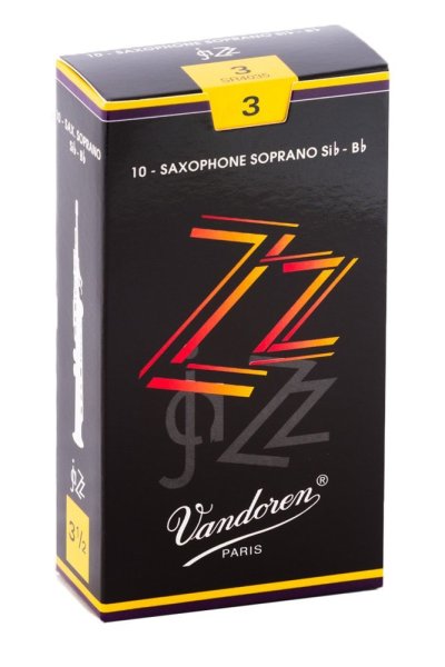 Soprano Sax ZZ Reeds Strength 3; Box of 10