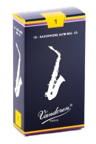 Alto Sax Traditional Reeds Strength 1; Box of 10