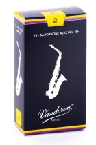 Alto Sax Traditional Reeds Strength 2; Box of 10