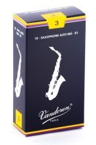 Alto Sax Traditional Reeds Strength 3; Box of 10