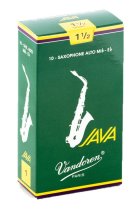 Alto Sax JAVA Reeds Strength 1.5; Box of 10